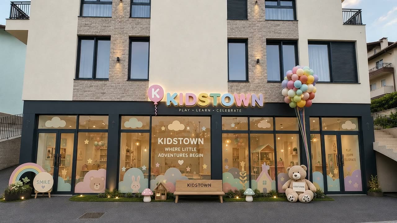 KIDSTOWN igraonica — vizual prostora